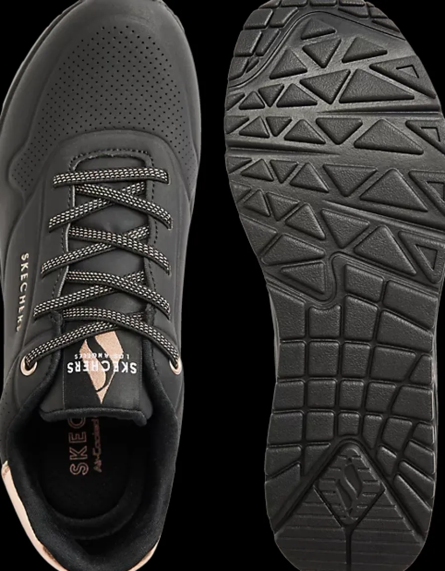 czarne sneakersy damskie Uno Damskie Sportowe|Markowe