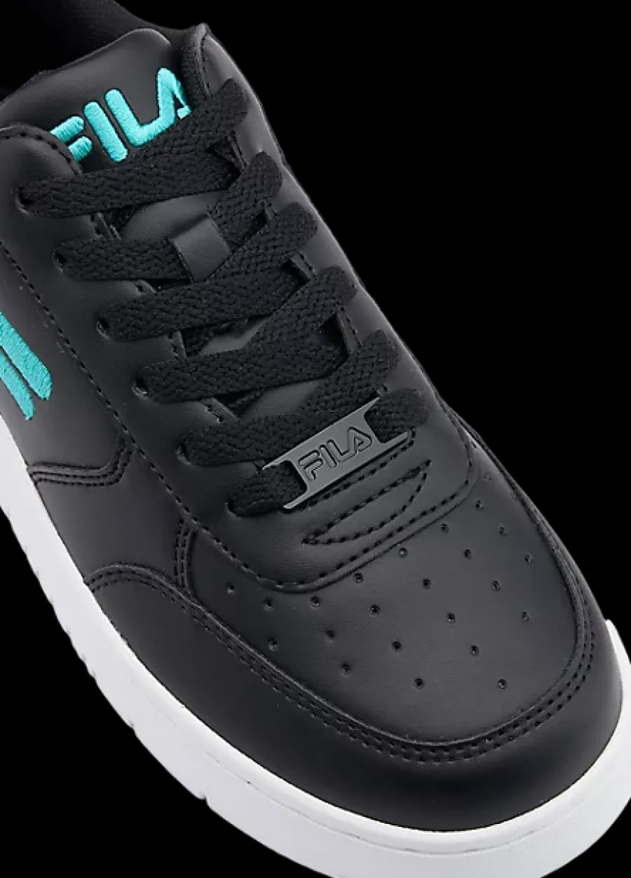 New czarne sneakersy damskie z niebieskimi akcentami Damskie Sportowe|Markowe