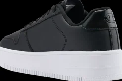 Discount czarne sneakersy damskie Rebound Plat Chromo Damskie Sportowe|Markowe