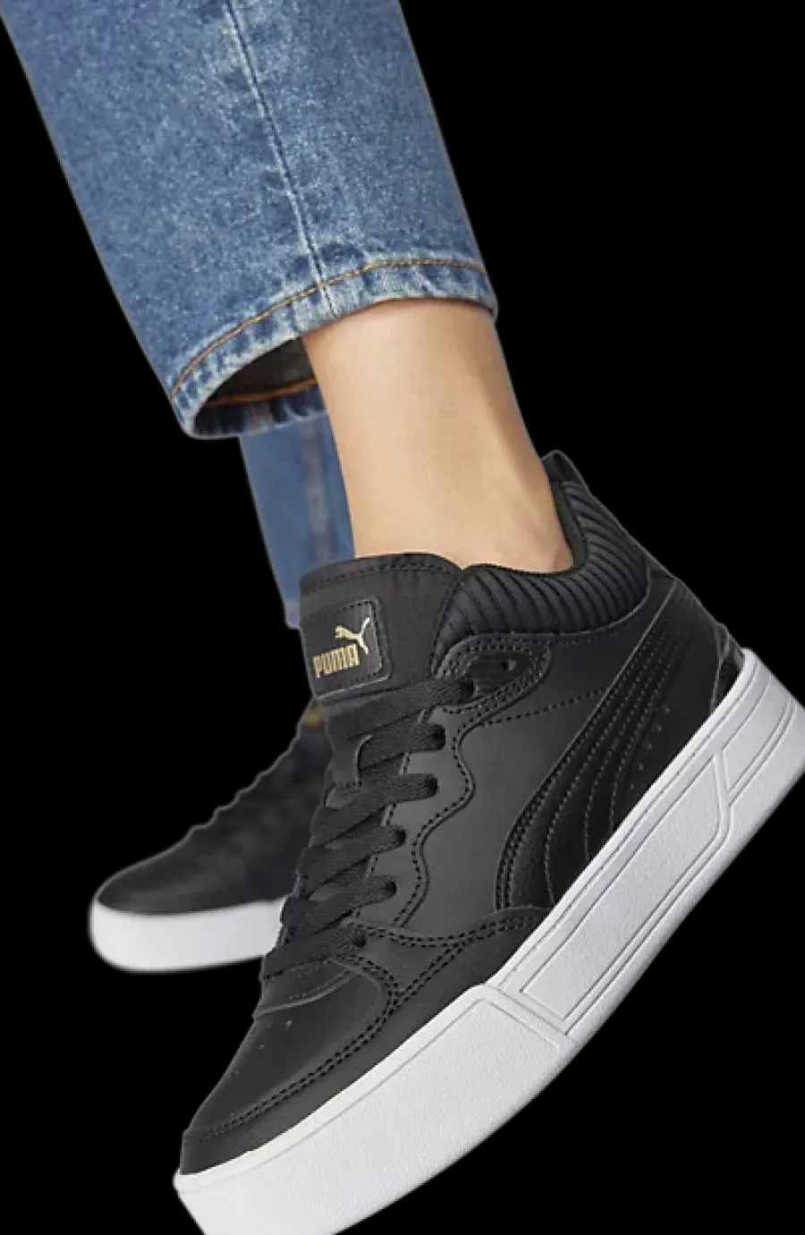 Clearance czarne sneakersy damskie Skye Demi Damskie Sportowe