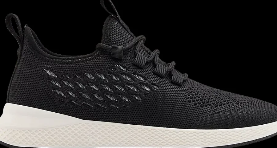 Clearance czarne sneakersy damskie na lekkiej podeszwie Damskie Sportowe|Casual
