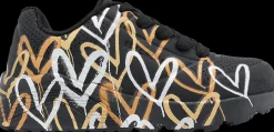 Clearance czarne sneakersy dziecięce Dzieci Sportowe|Markowe