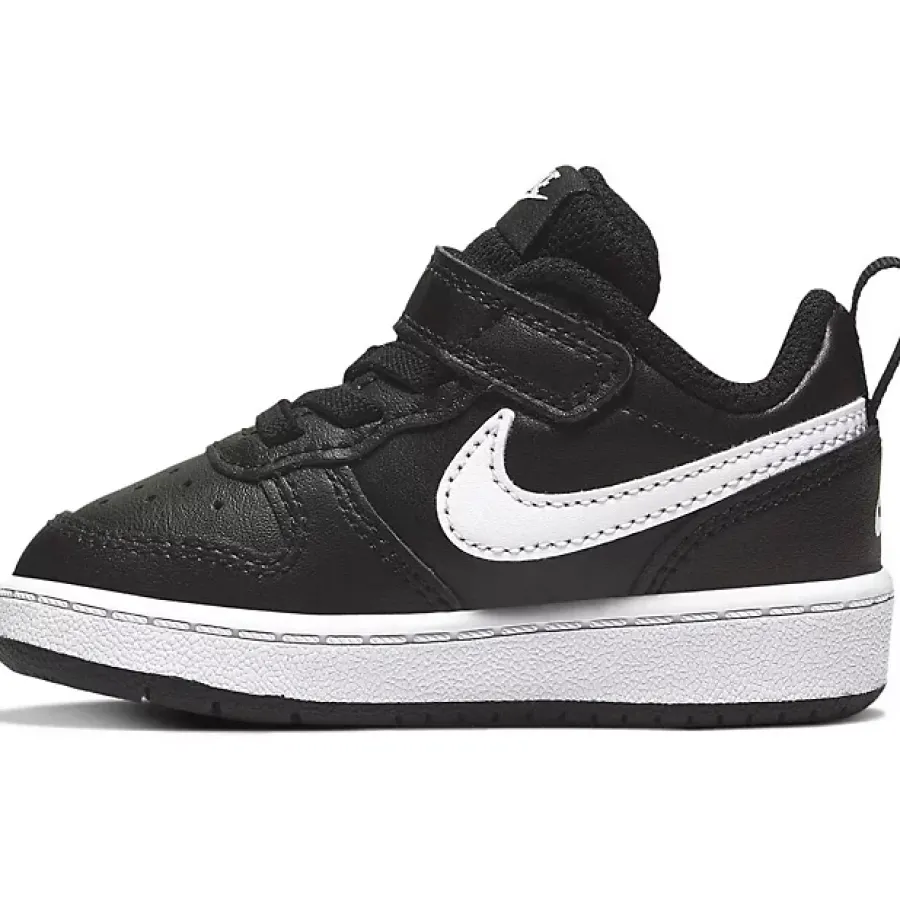 Hot czarne sneakersy dziecięce COURT BOROUGH LOW 2 Dzieci Sportowe