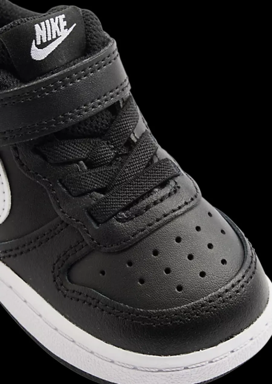 Hot czarne sneakersy dziecięce COURT BOROUGH LOW 2 Dzieci Sportowe