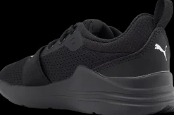 Clearance czarne sneakersy dziecięce Wired Run Dzieci Sportowe|Markowe