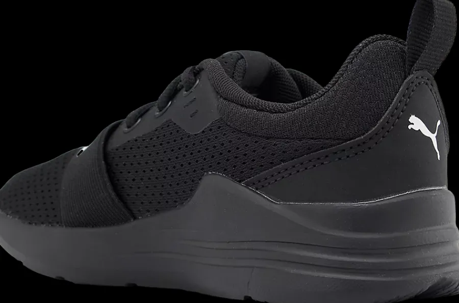 Clearance czarne sneakersy dziecięce Wired Run Dzieci Sportowe|Markowe