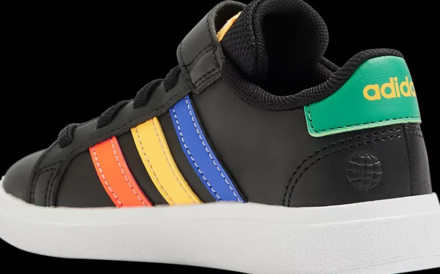 Outlet czarne sneakersy dziecięce GRAND COURT 2.0 EL K Dzieci Sportowe