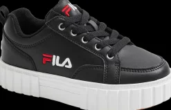Discount czarne sneakersy dziecięce na grubej podeszwie Dzieci Sportowe