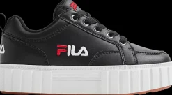Discount czarne sneakersy dziecięce na grubej podeszwie Dzieci Sportowe