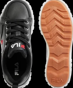 Discount czarne sneakersy dziecięce na grubej podeszwie Dzieci Sportowe