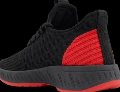 Online czarne sneakersy dziecięce z czerwonymi akcentami Dzieci Sportowe