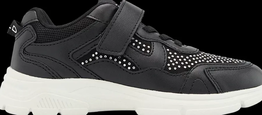 Clearance czarne sneakersy dziewczęce Dzieci Sportowe