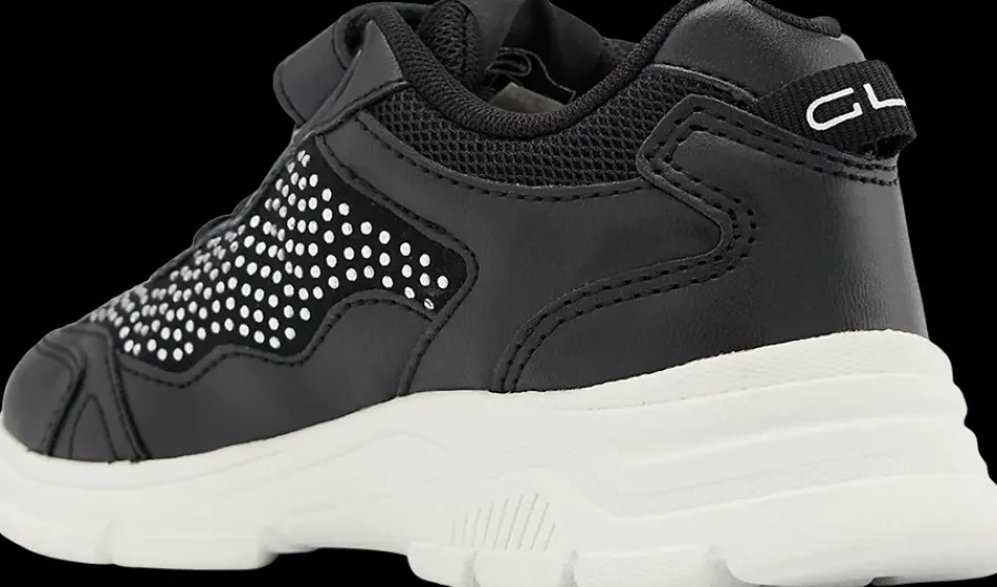 Clearance czarne sneakersy dziewczęce Dzieci Sportowe