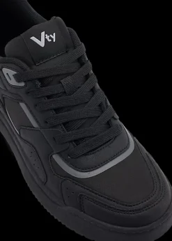 Clearance czarne sneakersy młodzieżowe Dzieci Sportowe