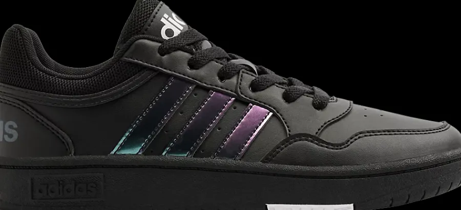 Discount czarne sneakersy młodzieżowe Hoops Dzieci Sportowe