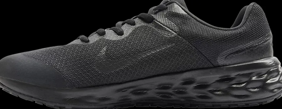 Best czarne sneakersy młodzieżowe Revolution 6 Dzieci Sportowe