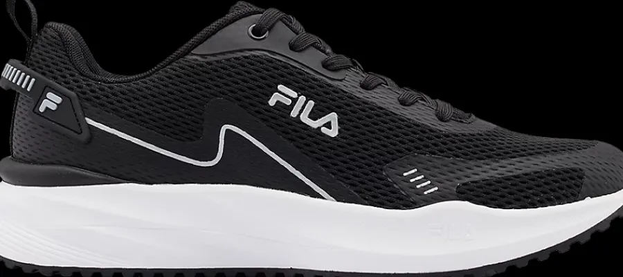 Discount czarne sneakersy męskie z białymi akcentami Męskie Sportowe