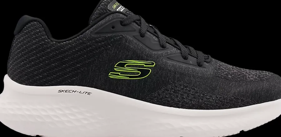 Clearance czarne sneakersy męskie Skech Lite Pro Męskie Sportowe|Markowe