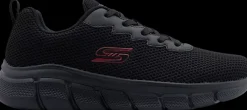 Clearance czarne sneakersy męskie Bobs Flex Męskie Sportowe