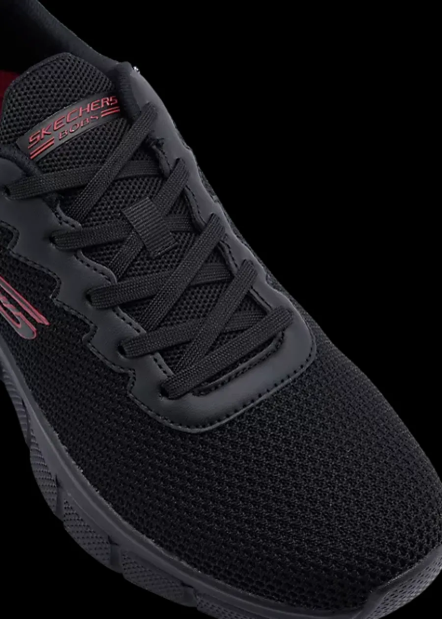 Clearance czarne sneakersy męskie Bobs Flex Męskie Sportowe
