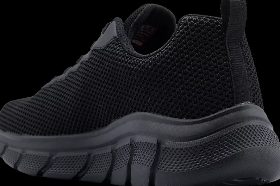 Clearance czarne sneakersy męskie Bobs Flex Męskie Sportowe