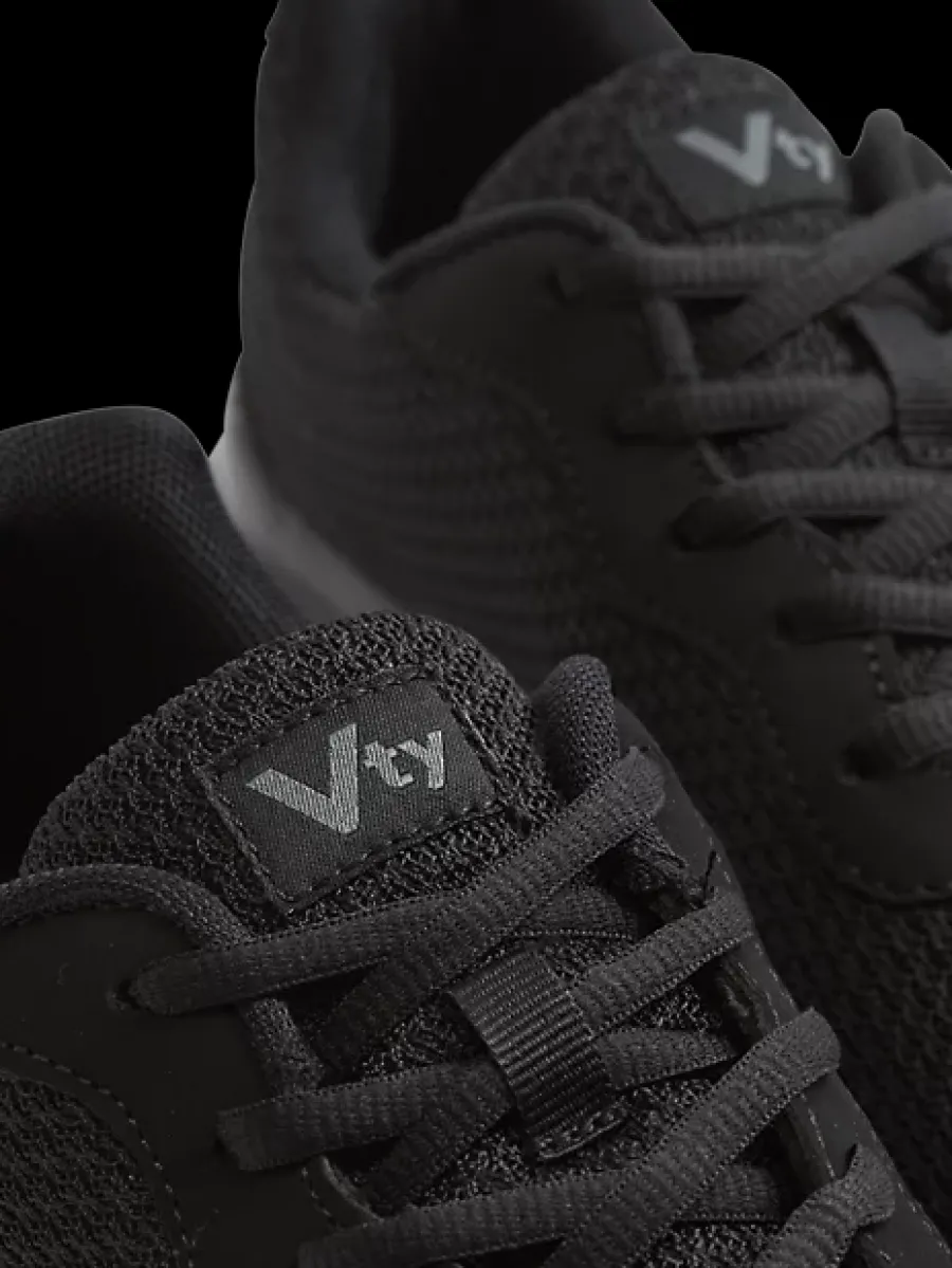 czarne sneakersy męskie na lekkiej podeszwie Męskie Sportowe|Casual
