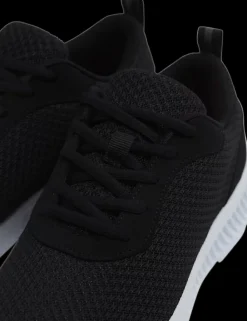 Clearance czarne sneakersy męskie na lekkiej podeszwie Męskie Sportowe|Casual