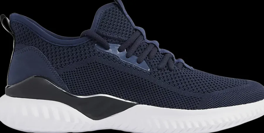 Hot czarne sneakersy męskie na białej podeszwie Męskie Sportowe|Casual