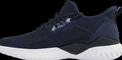 Hot czarne sneakersy męskie na białej podeszwie Męskie Sportowe|Casual