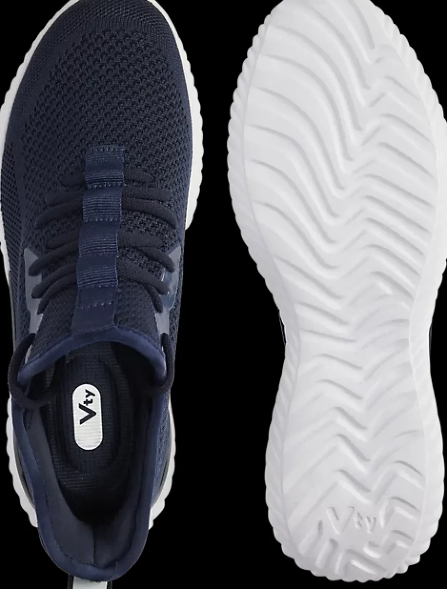 Hot czarne sneakersy męskie na białej podeszwie Męskie Sportowe|Casual