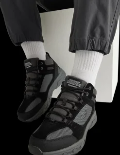 Clearance czarne trekkingowe sneakersy męskie Ironhike Męskie Sportowe