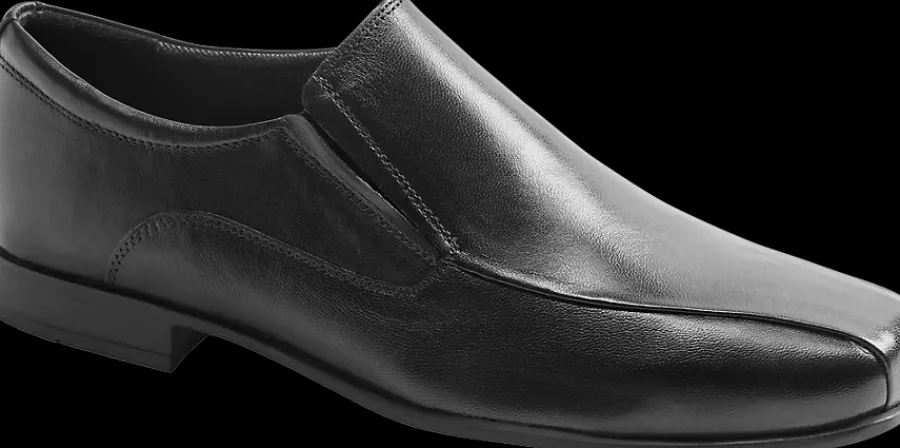 Sale czarne wsuwane eleganckie buty męskie ze skóry Męskie Półbuty