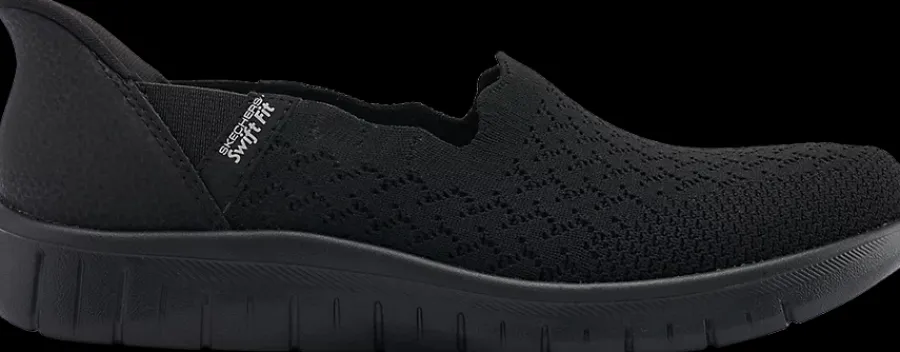 New czarne wsuwane sneakersy damskie Damskie Sportowe|Markowe