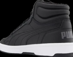Sale czarne wysokie ocieplane sneakersy męskie Reb-L Mid WTR Męskie Sportowe|Markowe