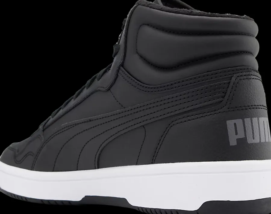Sale czarne wysokie ocieplane sneakersy męskie Reb-L Mid WTR Męskie Sportowe|Markowe