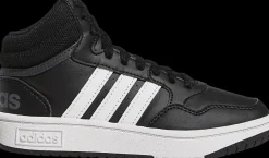 New czarne wysokie sneakersy młodzieżowe HOOPS MID 3.0 K Dzieci Sportowe