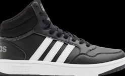 New czarne wysokie sneakersy młodzieżowe HOOPS MID 3.0 K Dzieci Sportowe