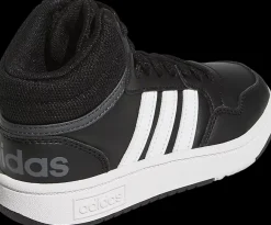 New czarne wysokie sneakersy młodzieżowe HOOPS MID 3.0 K Dzieci Sportowe