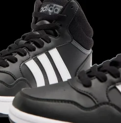 New czarne wysokie sneakersy młodzieżowe HOOPS MID 3.0 K Dzieci Sportowe