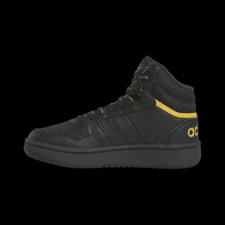 Sale czarne wysokie sneakersy młodzieżowe Hoops Mid 3.0 Dzieci Sportowe