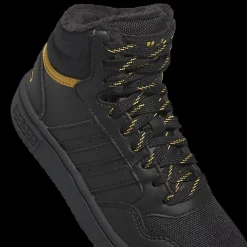 Sale czarne wysokie sneakersy młodzieżowe Hoops Mid 3.0 Dzieci Sportowe