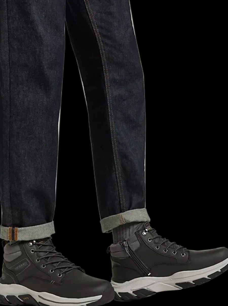 New czarne zimowe buty męskie Męskie Kozaki