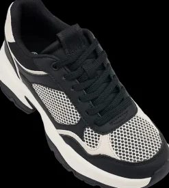 New czarno-beżowe sneakersy damskie Damskie Sportowe