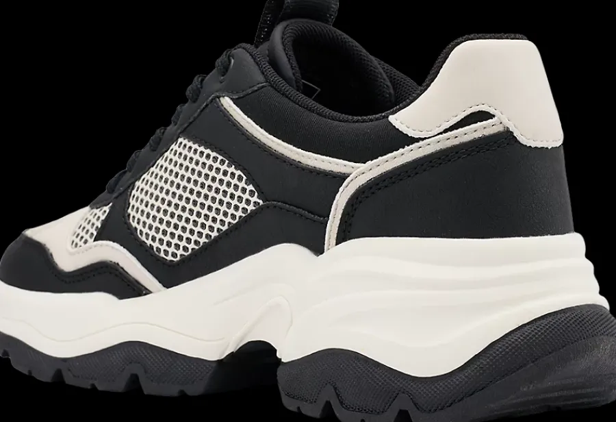 New czarno-beżowe sneakersy damskie Damskie Sportowe
