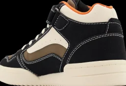 Discount czarno-beżowo-białe sneakersy młodzieżowe Dzieci Sportowe