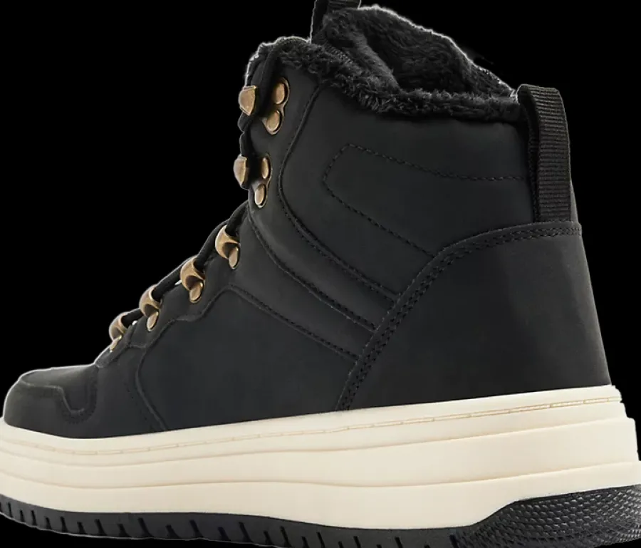 Clearance czarno-białe ocieplane sneakersy damskie Tobin Damskie Botki