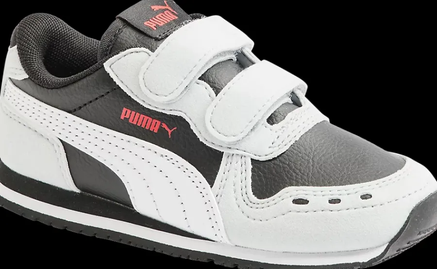 New czarno-białe sneakersy chłopięce Cabana Racer SL 20 V Inf Dzieci Sportowe