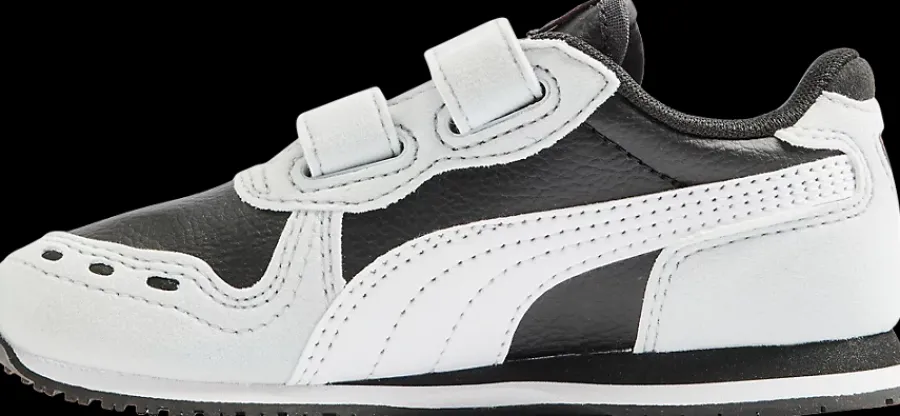 New czarno-białe sneakersy chłopięce Cabana Racer SL 20 V Inf Dzieci Sportowe