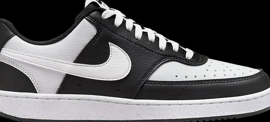 Sale czarno-białe sneakersy damskie Court Vision Low Damskie Sportowe|Casual