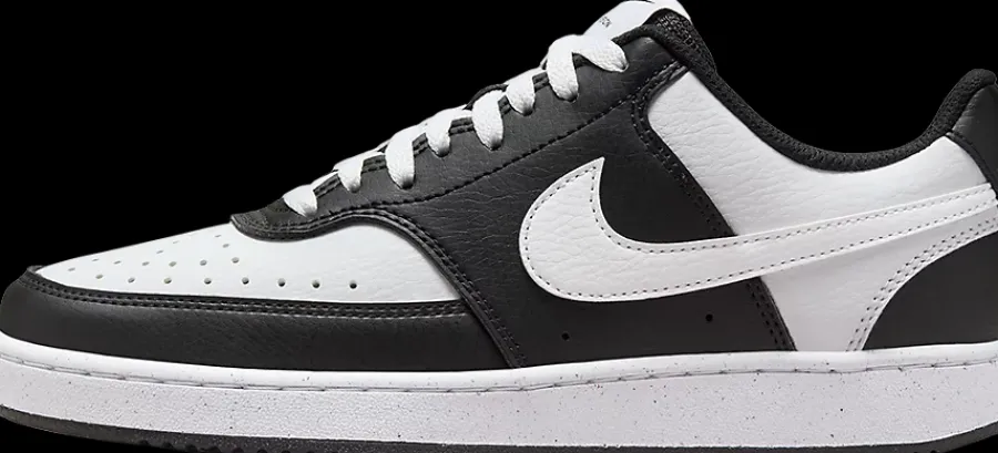 Sale czarno-białe sneakersy damskie Court Vision Low Damskie Sportowe|Casual